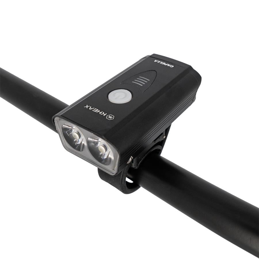 ECLAIRAGE VELO AV RECHARGEABLE USB-C KHEAX CAPELLA 500L FIXATION CINTRE LED