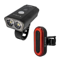 ECLAIRAGE VELO AV+AR RECHARGEABLE KHEAX CAPELLA / TUBAN II 500 / 50L FIXATION CINTRE LED