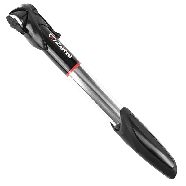 POMPE MINI ROUTE ZEFAL AIR PROFIL XL ALU ARGENT TELESCOPIQUE 9BARS L230mm VP/VS 108g