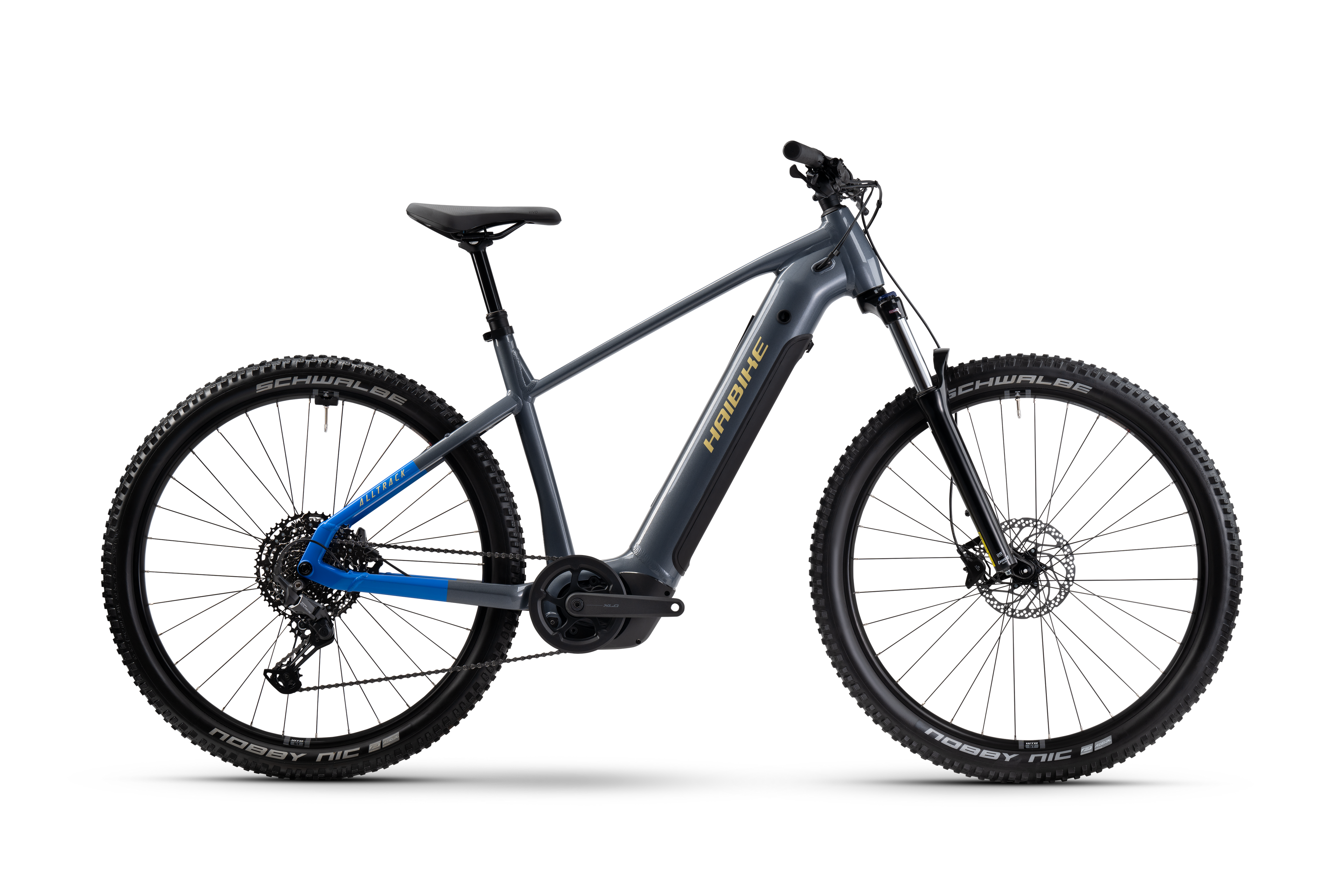 VTT électrique Haibike ALLTRACK 6.5 grey/blue/yellow - glossy 2026