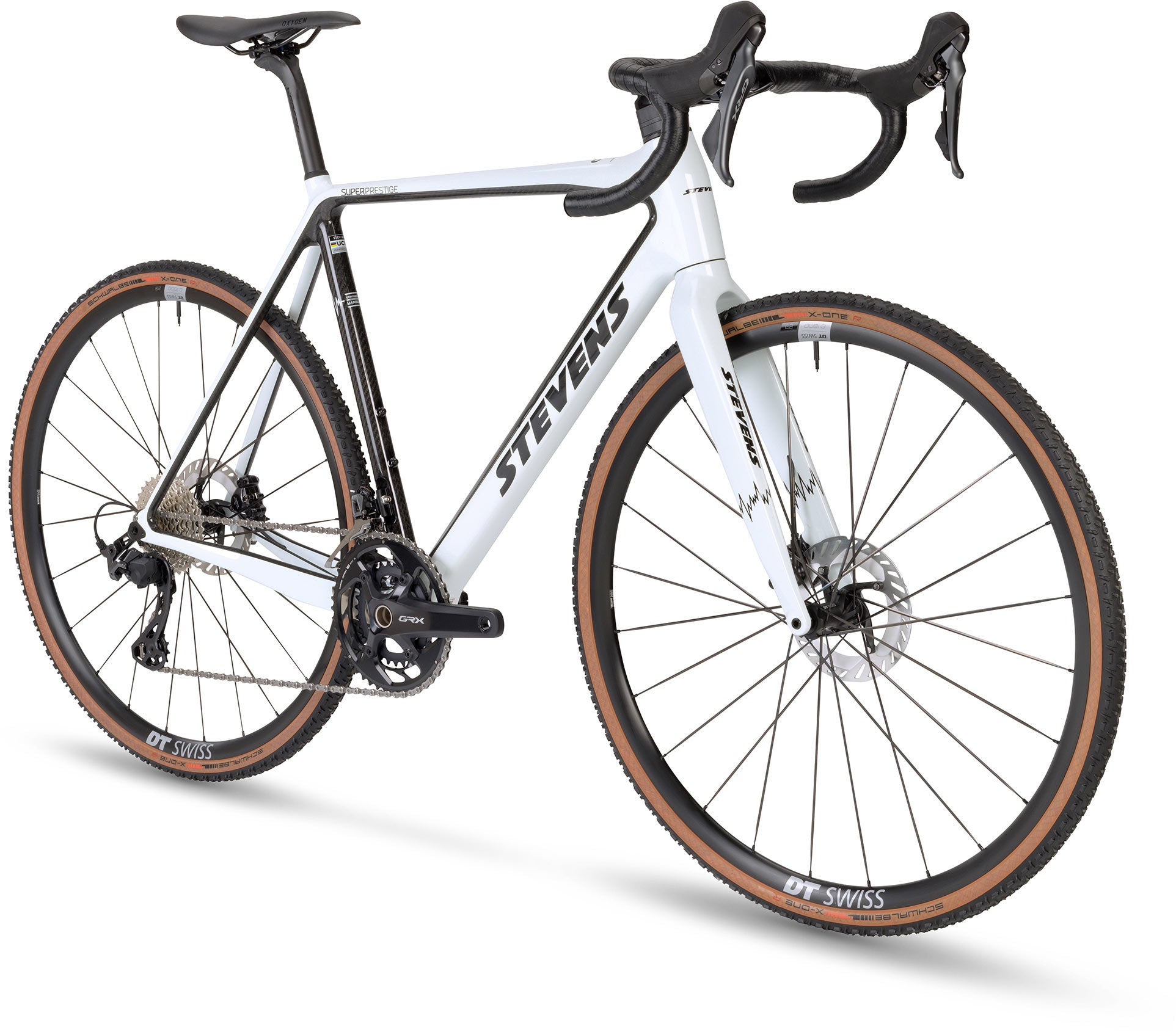 Cyclo-cross Stevens Super Prestige 2x12 Carrara White Carbon 2026