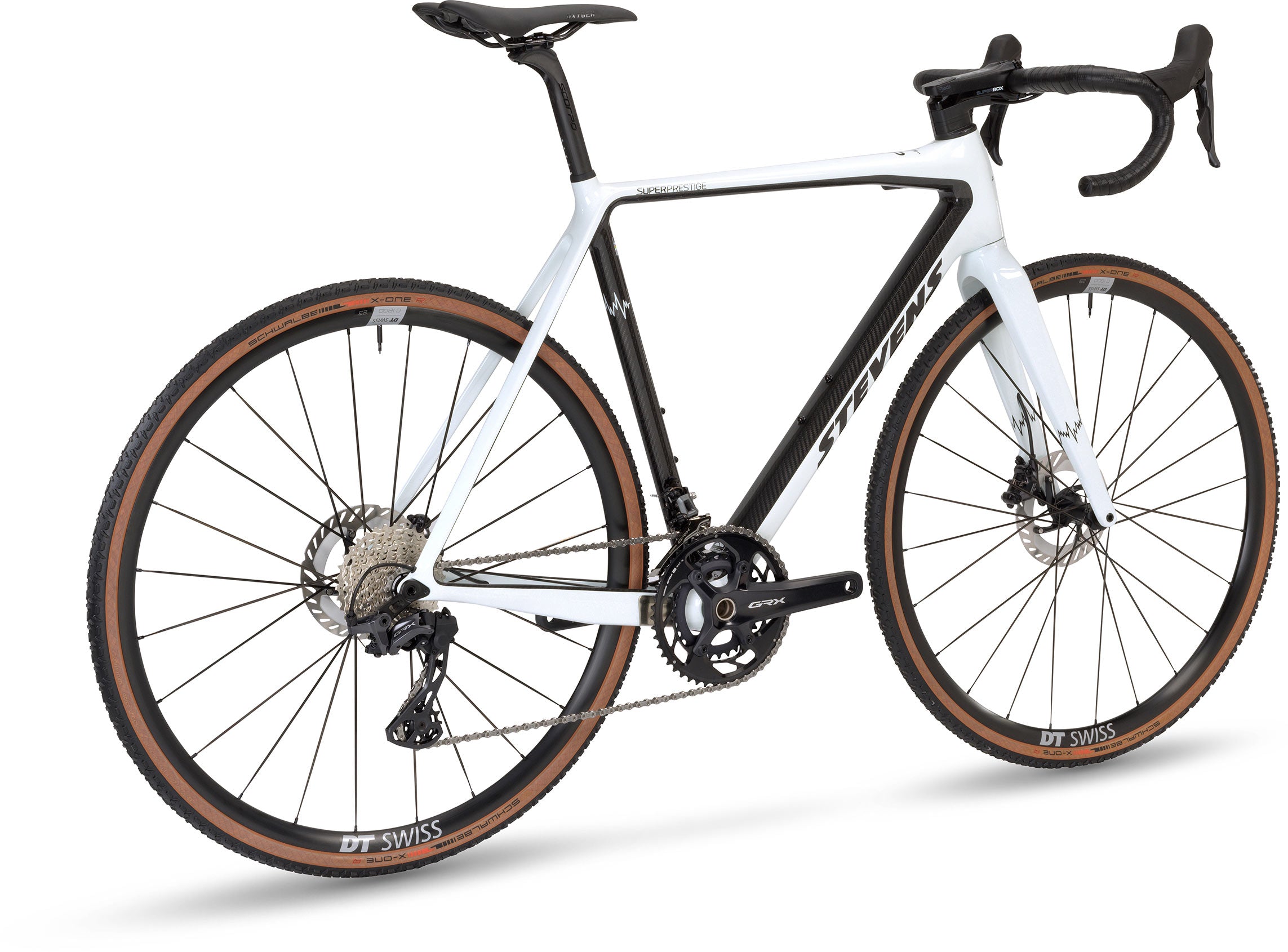 Cyclo-cross Stevens Super Prestige 2x12 Carrara White Carbon 2026