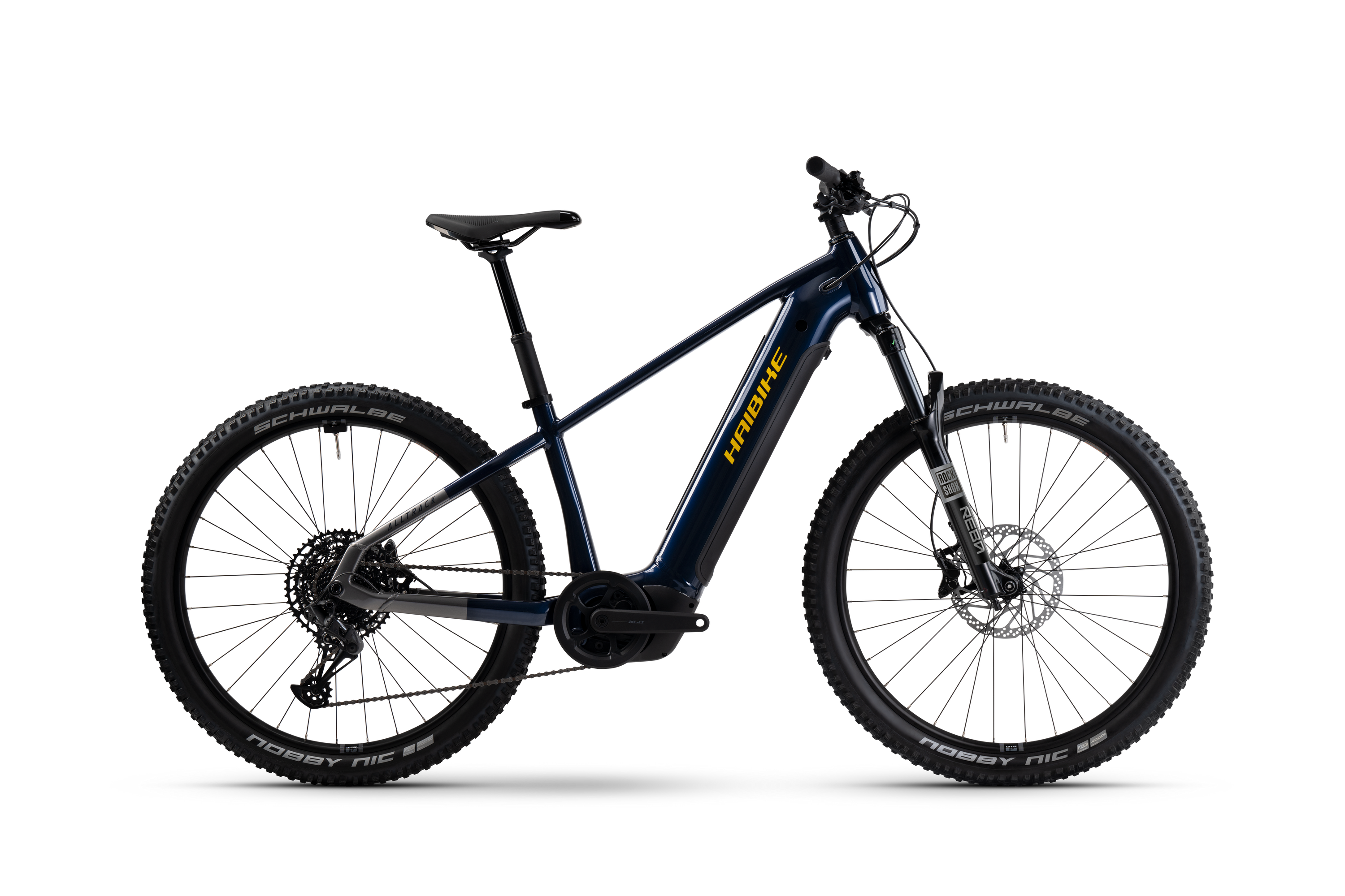 VTT électrique Haibike ALLTRACK 10 29 HIGH blue/titan/yellow - glossy 2026