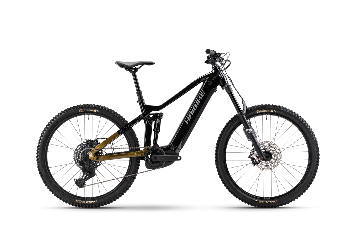 Haibike ALLTRAIL 10.5 ABS 27.5 HIGH black/ninja gold/grey - glossy 2026