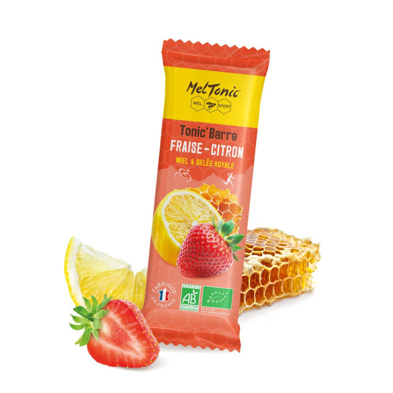 Barre énergétique bio Fraise Citron Metonic