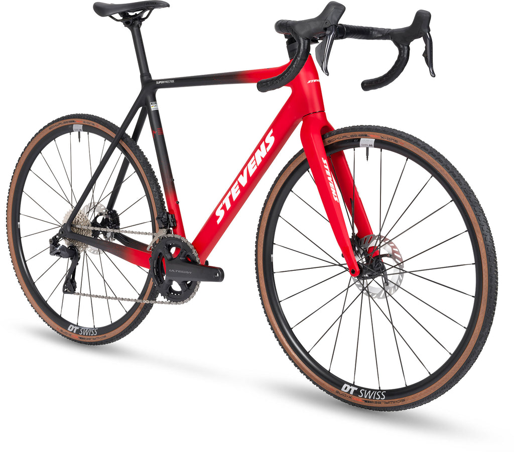 Cyclo-cross stevens Super Prestige Di2 red black 2025