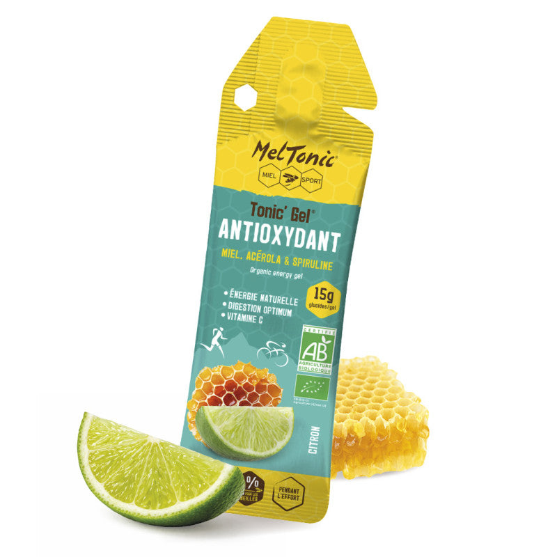 Gel énergétique Meltonic Antioxydant bio Miel acérola spiruline