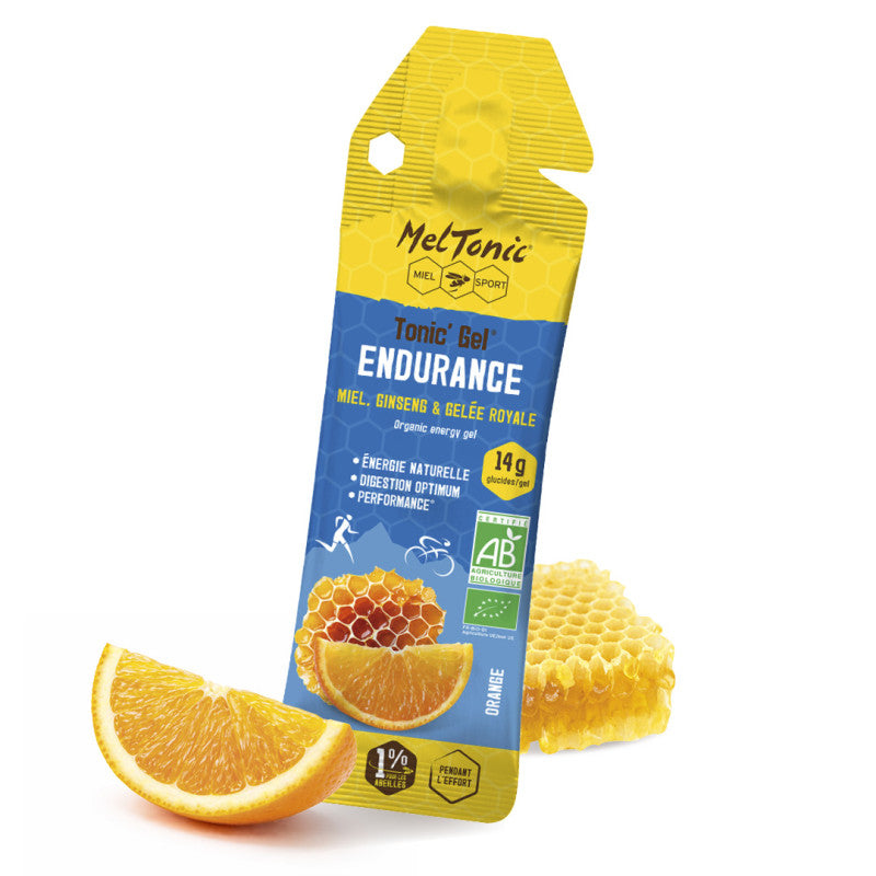 Gel énergétique Meltonic Endurance bio Miel ginseng gelée royale