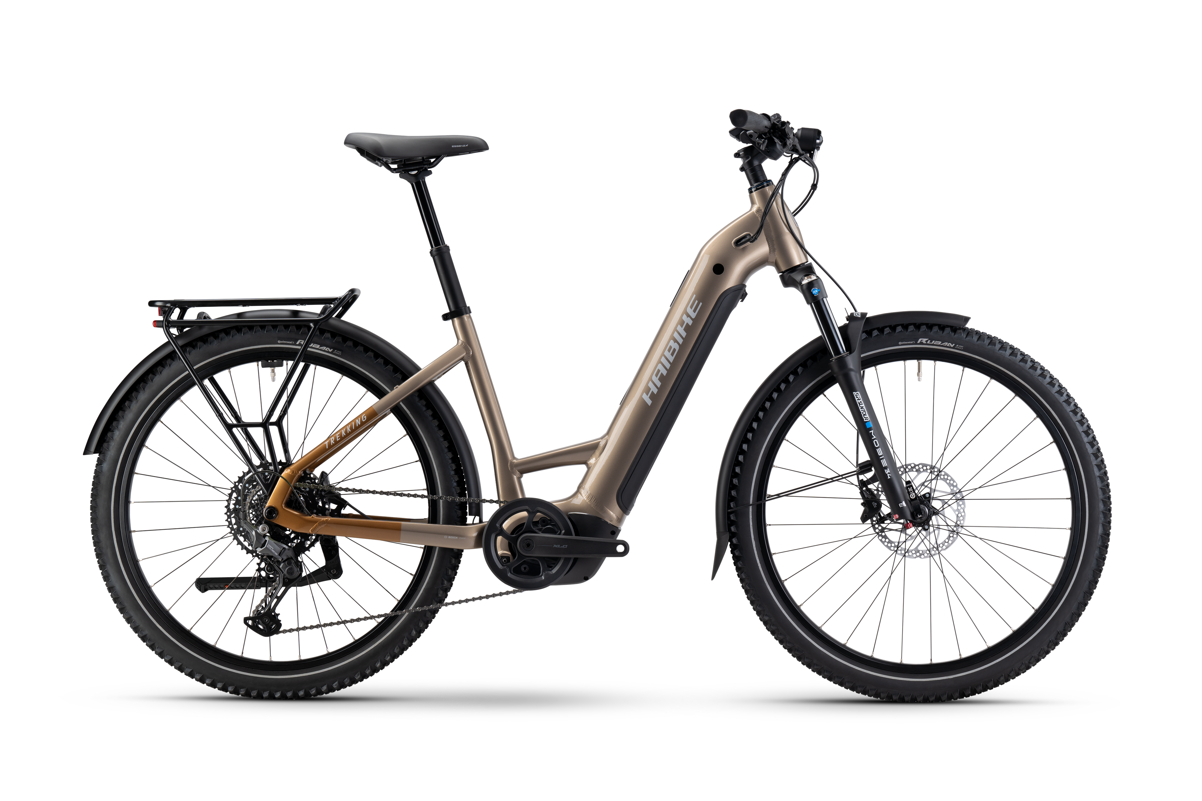 VTCAE Haibike TREKKING 6.5 LOW toffee/sand/silver - glossy