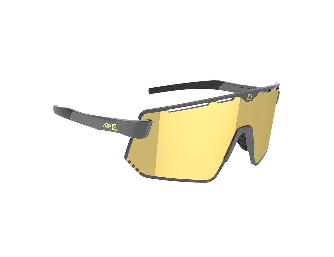 Lunettes AZR Kromic Flash RX carbone mate / écran hydrophobe irisé gold photochromique cat 1 à 3