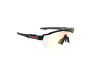 Lunettes AZR KROMIC RACE RX NOIRE/ROUGE VERNIE / ECRAN IRISE ROUGE PHOTOCHROMIQUE CAT 0 A 3