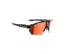 Lunettes AZR KROMIC RACE RX NOIRE/ROUGE VERNIE / ECRAN IRISE ROUGE PHOTOCHROMIQUE CAT 0 A 3