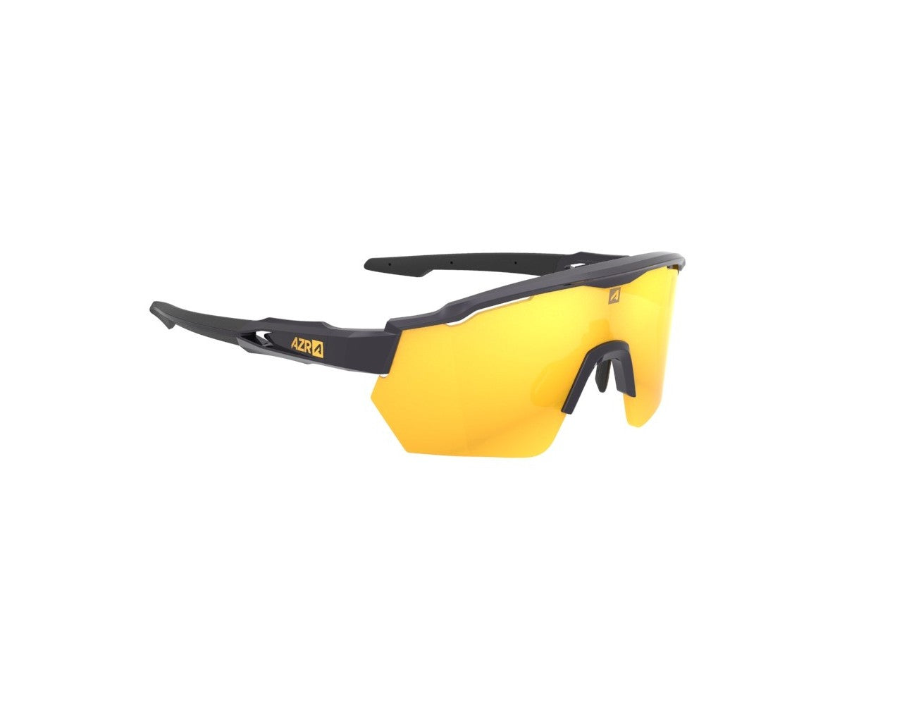 Lunettes AZR RACE RX NOIRE VERNIE / ECRAN HYDROPHOBE OR MULTICOUCHE