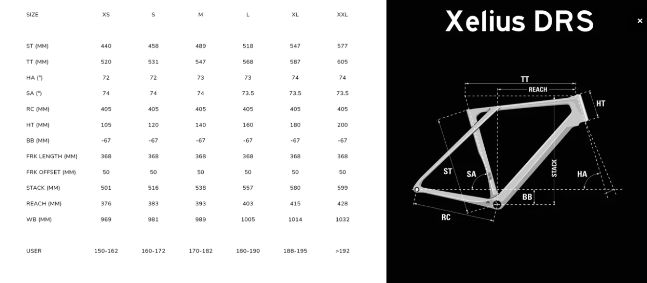 Vélo route LAPIERRE XELIUS DRS 5.0 crepuscule blue - glossy 2026